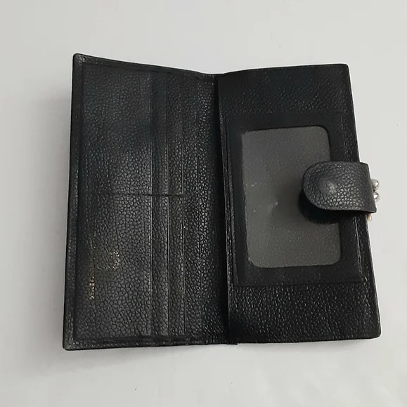 Jacob de Julia Paris black pebbled leather wallet - Picture 12 of 16